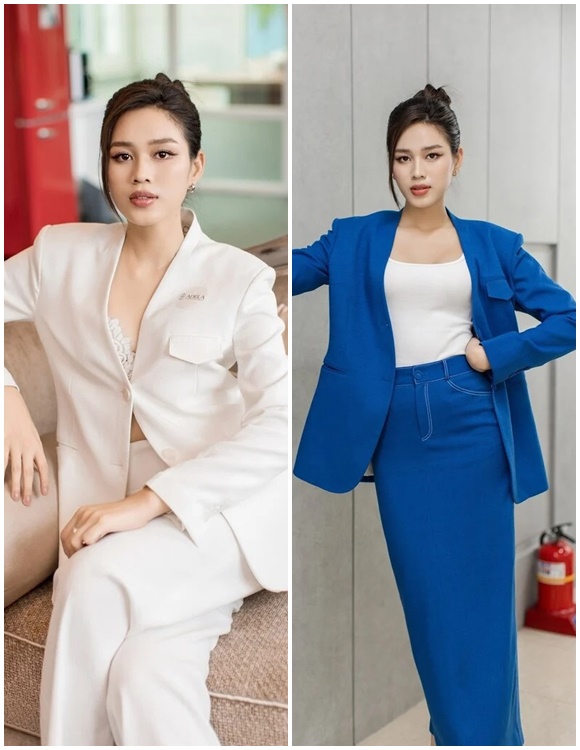 Hoa hậu Đỗ Thị Hà khoe vẻ đẹp quyền lực với phong cách 'doanh nhân GenZ'