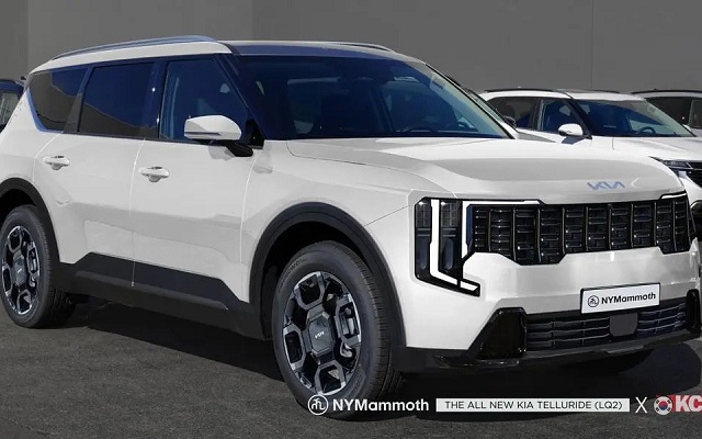 Kia Telluride đời mới lần đầu lộ nội thất: Màn hình ngày càng to